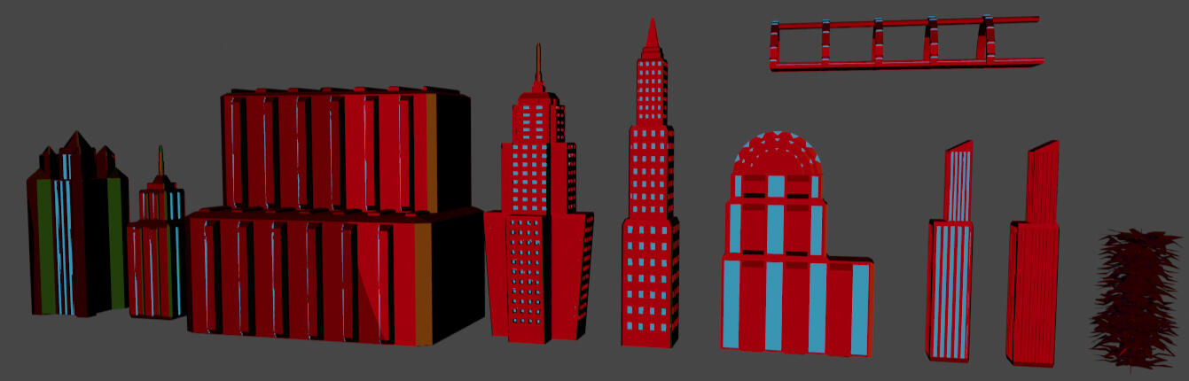 3D models with shading and lighting