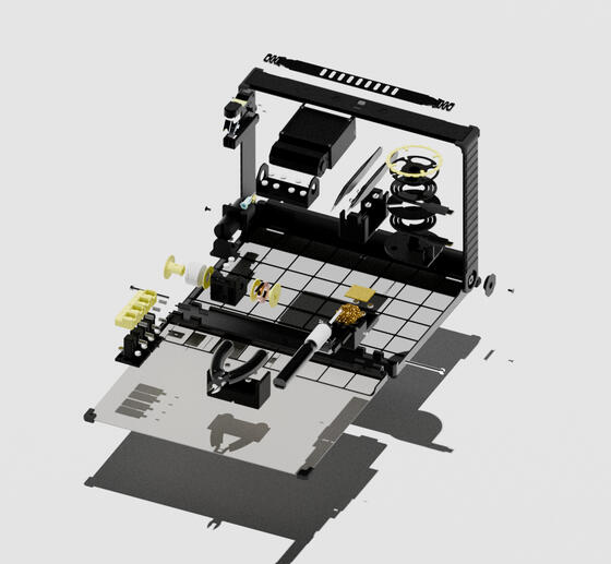 Exploded isometric