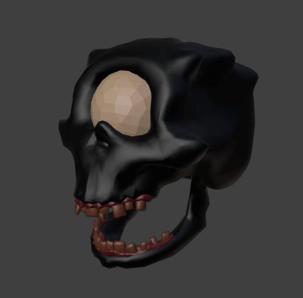 Skull enemy model