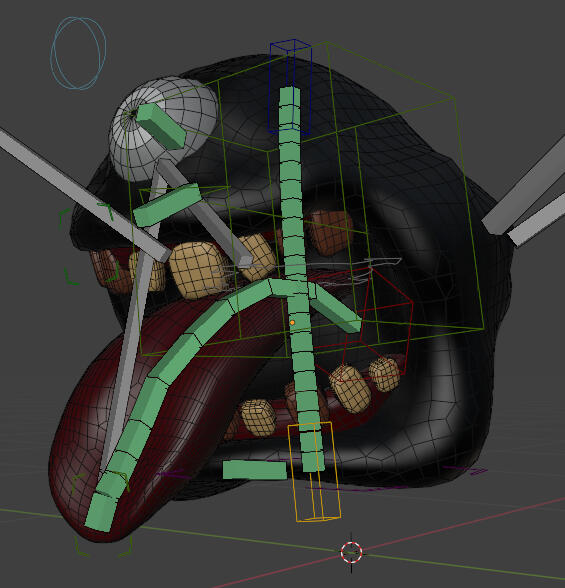Crawler enemy rigged