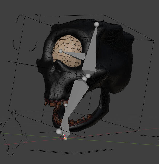 Skull enemy rigged
